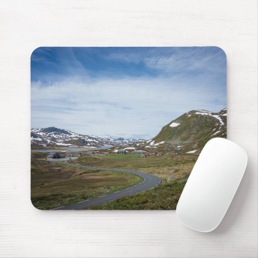 Gebirgslandschaft in Norwegen mousepad (Mit Mouse)