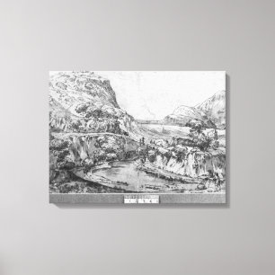 Gebirgslandschaft Leinwanddruck