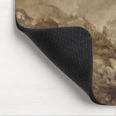 Gebirgslandschaft, Macugnaga, 1845 (Stift u. Braun Mousepad (Ecke)