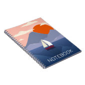 Gebirgslandschaft Notizblock (Rechte Seite)