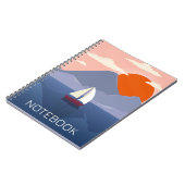 Gebirgslandschaft Notizblock (Linke Seite)