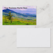 Gebirgslandschaft Visitenkarte (Vorne/Hinten)