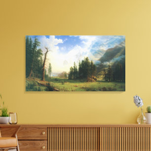 Gebirgslandschaft von Albert Bierstadt Leinwanddruck
