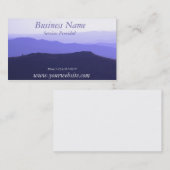 GebirgslandschaftsVisitenkarte Visitenkarte (Vorne/Hinten)