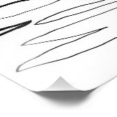 Gebirgslinie Zeichnend Druck (Ecke)