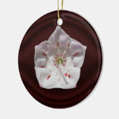 Gebirgslorbeer-Blume ~ Verzierung Keramik Ornament (Links)