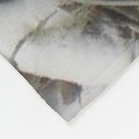 Gebirgslöwe auf Fleece-Decke Fleecedecke (Ecke)