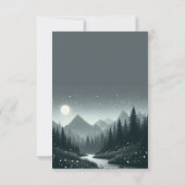 Gebirgsmagie RSVP Karte (Rückseite)