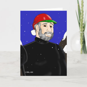 Gebirgsmann-Feiertag Feiertagskarte