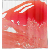 Gebirgspass-Skifahren-Badezimmer Duschvorhang (Vorderseite)