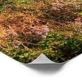 Gebirgspender mit Verse Poster (Ecke)