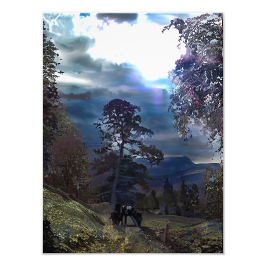 GEBIRGSPFAD FOTODRUCK (Vorne)