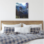 GEBIRGSPFAD LEINWANDDRUCK (Insitu (Schlafzimmer))