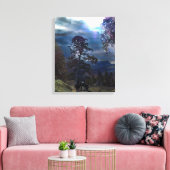 GEBIRGSPFAD LEINWANDDRUCK (Insitu (Wohnzimmer))
