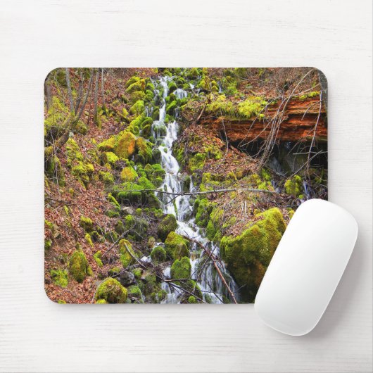 Gebirgsquelle Wasserfall.... Mousepad (Mit Mouse)