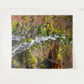 Gebirgsquelle Wasserfall.... Wandteppich (Vorderseite (Horizontal))