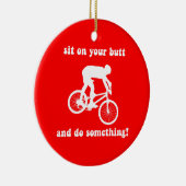 Gebirgsradfahren Keramik Ornament (Rechts)