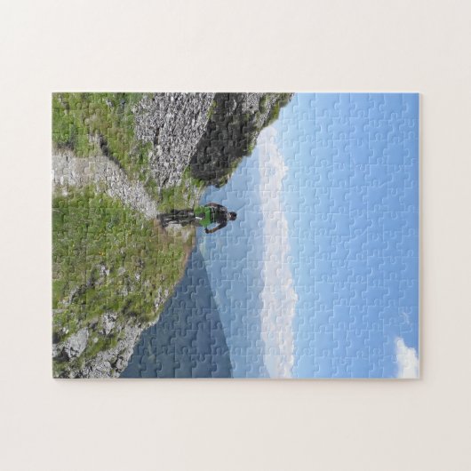 Gebirgsradfahren Puzzle (Horizontal)