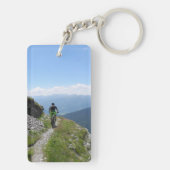 Gebirgsradfahren Schlüsselanhänger (Rückseite)