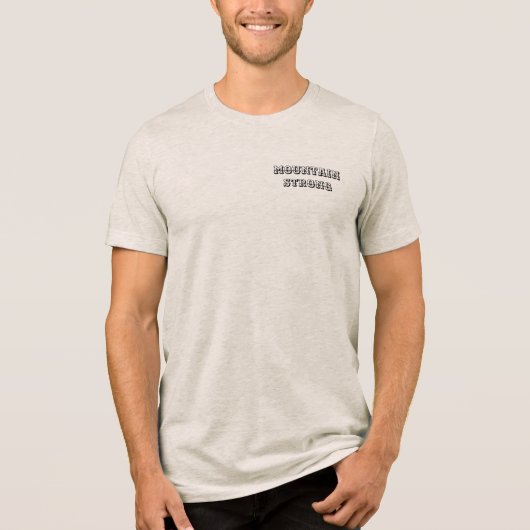 Gebirgsrost Tri-Blend Shirt (Vorderseite)