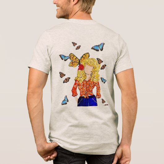 Gebirgsrost Tri-Blend Shirt (Rückseite)