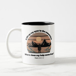 Gebirgsschrift Zweifarbige Tasse