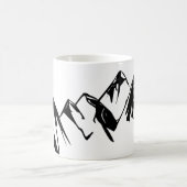 Gebirgsschwarze u. weiße Tasse (Mittel)