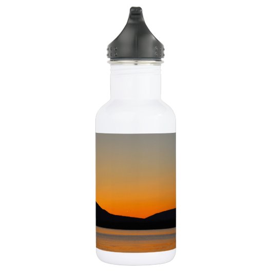 GebirgsSilhouette Edelstahlflasche (Rechts)