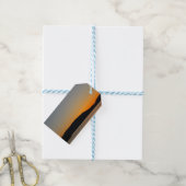 GebirgsSilhouette Geschenkanhänger (Mit Garn)