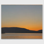 GebirgsSilhouette Geschenkpapier (Flach)