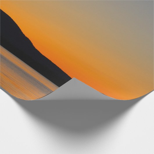 GebirgsSilhouette Geschenkpapier (Ecke)