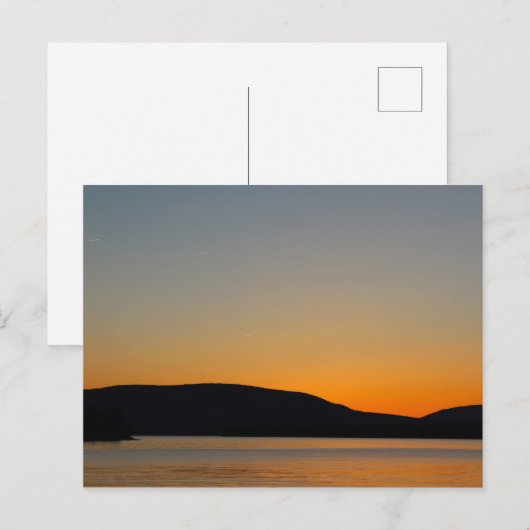 GebirgsSilhouette Postkarte (Vorne/Hinten)