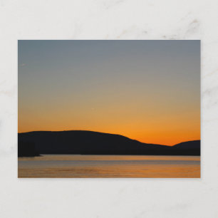 GebirgsSilhouette Postkarte