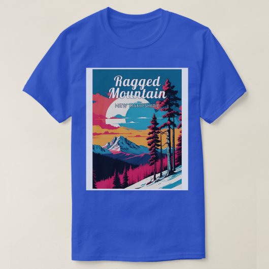 Gebirgsski - Neuer Hampshire usa 1 T-Shirt (Design vorne)