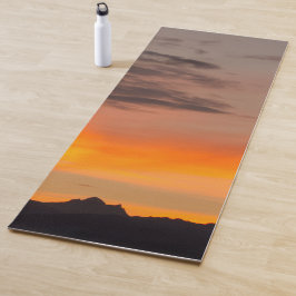 Gebirgssonnenuntergang-Yoga-Matte Yogamatte