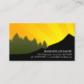 Gebirgsstrahlen Visitenkarte (Vorderseite)