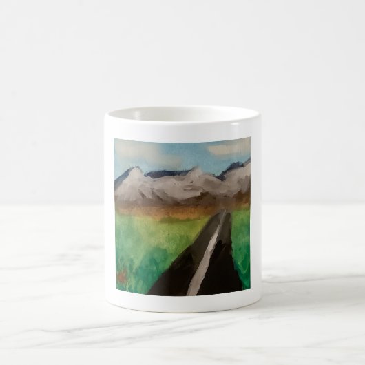 Gebirgsstraße Kaffeetasse (Mittel)