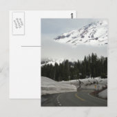 Gebirgsstraße Postkarte (Vorne/Hinten)