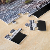 Gebirgsstrom-Acrylmalerei-Puzzlespiel Puzzle (Seite)