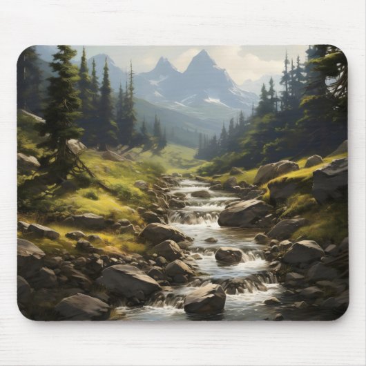 Gebirgsströmung Mousepad (Vorne)