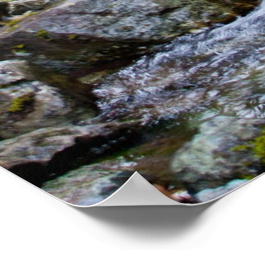 Gebirgsströmung Poster (Ecke)