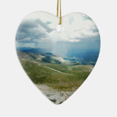 Gebirgssun-Strahlen Keramikornament (Rechts)