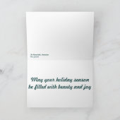 Gebirgsszene Feiertagskarte (Innenseite)