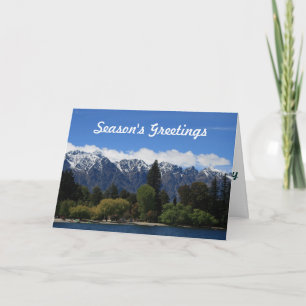 Gebirgsszene Feiertagskarte