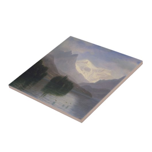 Gebirgsszene Fliese (Seite)