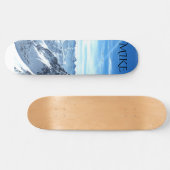 Gebirgsszenen-Skateboard, kundenspezifischer Name Skateboard (Horizontal)