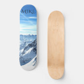 Gebirgsszenen-Skateboard, kundenspezifischer Name Skateboard (Vorderseite)