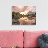 Gebirgsteich mit eingewickelter Leinwand (Insitu (Wohnzimmer))