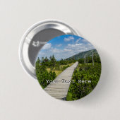 GebirgsTundra-hölzerne Weg-Landschaft Button (Vorne & Hinten)