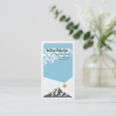 GebirgsVisitenkarte Visitenkarte (Stehend Vorderseite)